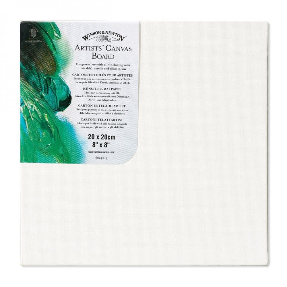 cartão telado para pintura 20x20cm winsor & newton